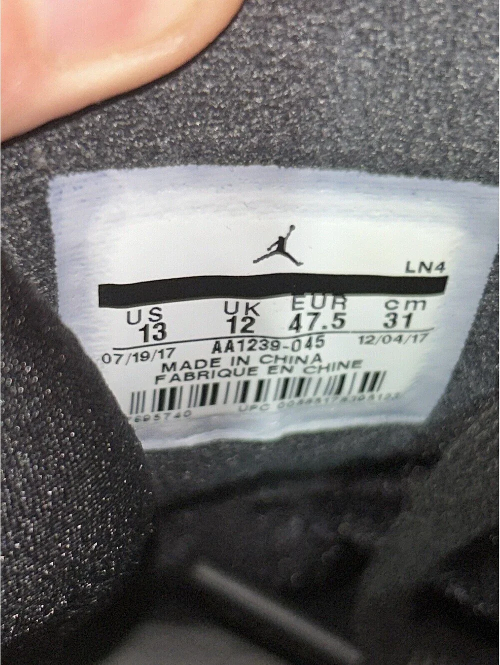 Air Jordan 8 Retro ‘OVO Black’ AA1239-045  size 13 VNDS